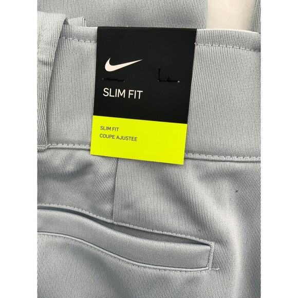 Nike Softball Pants Womens Small Stretch Slim Fit Button Swoosh Athleticwear NEW - Picture 10 of 11